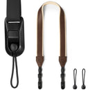 Coiro Padded Leather Camera Strap (Brown)