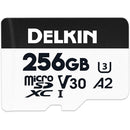 Delkin Devices 256GB Hyperspeed microSDXC Memory Card with SD Adapter