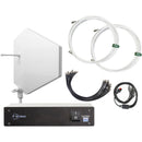 RF Venue Diversity Fin IPX Antenna & DISTRO5 HDR 5-Channel UHF Distribution System Bundle (White, 470 to 928 MHz)