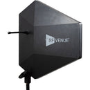 RF Venue Diversity Fin IPX Antenna & DISTRO4 4-Channel UHF Distribution System Bundle (Black, 470 to 928 MHz)