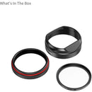 SmallRig UV Filter and Lens Hood Kit for FUJIFILM X100V/X100VI (Black)