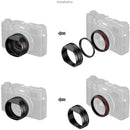 SmallRig UV Filter and Lens Hood Kit for FUJIFILM X100V/X100VI (Black)