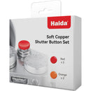 Haida Soft Shutter Button Set (Red x2 , Orange x2)