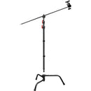 SHAPE C-Stand with 40" Arm and Turtle Base (Black, 9.7')