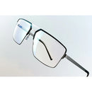 GUNNAR Pinnacles Computer Glasses (Onyx & Silver Frame, Amber Tint Lens)