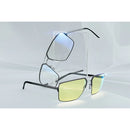 GUNNAR Pinnacles Computer Glasses (Onyx & Silver Frame, Amber Tint Lens)