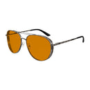 GUNNAR Fallout Brotherhood of Steel Gaming Glasses (Gunmetal Frame, Amber Max Lens Tint)