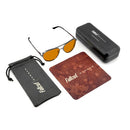 GUNNAR Fallout Brotherhood of Steel Gaming Glasses (Gunmetal Frame, Amber Max Lens Tint)