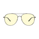 GUNNAR Fallout Brotherhood of Steel Gaming Glasses (Gunmetal Frame, Amber Lens Tint)