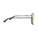 GUNNAR Fallout Brotherhood of Steel Gaming Glasses (Gunmetal Frame, Amber Lens Tint)