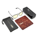 GUNNAR Fallout Brotherhood of Steel Gaming Glasses (Gunmetal Frame, Amber Lens Tint)