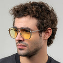 GUNNAR Fallout Brotherhood of Steel Gaming Glasses (Gunmetal Frame, Amber Lens Tint)