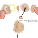 Remote Audio URSA Fur Circles Wind Covers (9-Pack, Beige)