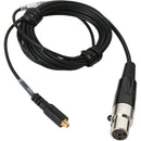 Galaxy Audio CBLEV Wireless Headset Microphone Cable for EV and Telex Systems (Black)