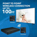 OREI Wireless HDMI Transmitter & Receiver 4K@30Hz 100'