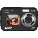 Minolta MN50WP Waterproof Dual Screen Digital Camera (Black)