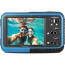 Minolta MN50WP Waterproof Dual Screen Digital Camera (Blue)