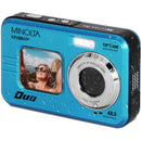 Minolta MN50WP Waterproof Dual Screen Digital Camera (Blue)