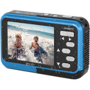 Minolta MN50WP Waterproof Dual Screen Digital Camera (Blue)
