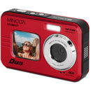 Minolta MN50WP Waterproof Dual Screen Digital Camera (Red)