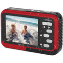 Minolta MN50WP Waterproof Dual Screen Digital Camera (Red)
