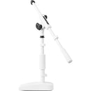 Shure by Gator Desktop Microphone Stand with Boom (White)