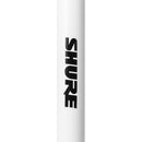 Shure by Gator Microphone Stand with Twist Clutch Height Adjustment and 10" Round Base (White)