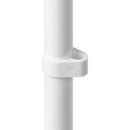 Shure by Gator Microphone Stand with Twist Clutch Height Adjustment and 10" Round Base (White)