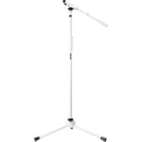 Shure by Gator Tripod Microphone Stand with Telescoping Boom (White)