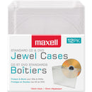 Maxell CD-360 Standard CD & DVD Jewel Cases (Opaque, 12-Pack)