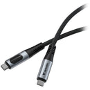 Verbatim USB-C 2.0 100W Sync & Charge Cable with LED Display (3.93')