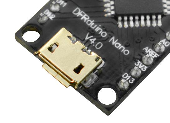 DFROBOT DFR0010 DFRduino Nano Board, Atmega328-20AU, 8 bit, AVR GTIN UPC EAN: 6959420900398