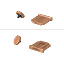 SmallRig Wooden Hot Shoe Cover and Shutter Button for FUJIFILM Cameras (Rosewood)
