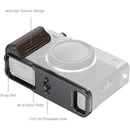 SmallRig L-Shaped Mount Plate with Ebony Wooden Handle for FUJIFILM X-E5 (Black)