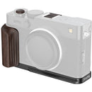 SmallRig L-Shaped Mount Plate with Ebony Wooden Handle for FUJIFILM X-E5 (Black)