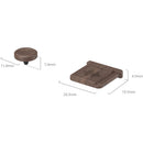 SmallRig Wooden Hot Shoe Cover and Shutter Button for FUJIFILM Cameras (Walnut)