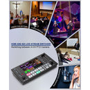 FoMaKo M3 4K HDMI Video Live Streaming Switcher/Mixer with 5.5" LCD Monitor