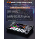 FoMaKo M3 4K HDMI Video Live Streaming Switcher/Mixer with 5.5" LCD Monitor