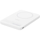 Belkin BoostCharge Slim Magnetic Power Bank with Stand (White, 5000mAh)