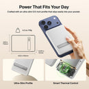 Belkin BoostCharge Slim Magnetic Power Bank with Stand (White, 5000mAh)
