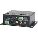 Hall Technologies 40W Audio Amplifier with Microphone Mixer and RS-232 Control