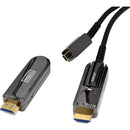 Hall Technologies 18 Gbps 4K Javelin Active Plenum HDMI Cable with Detachable Ends (49')