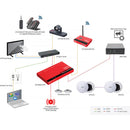 Hall Technologies ComAlert Wireless Mics, Charging Base Stand, and Wireless Receiver