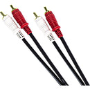 Mogami PuroFlex Dual RCA Male to Dual RCA Male Stereo Cable with Gold Plugs (1')