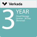 Verkada 3-Year Cloud Storage License (30 Day Retention, Renewal)