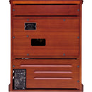 Hammond Leslie 3500W Powered 300W Rotary Speaker with Casters (Walnut)