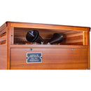 Hammond Leslie 3500W Powered 300W Rotary Speaker with Casters (Walnut)