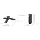 SmallRig Quick Release Tripod for DJI Osmo Pocket 4/3/Xtra Muse (Black)