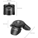 SmallRig Mini Quick Release Tripod for DJI Osmo Pocket 4/3/Xtra Muse (Black)
