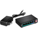 TRENDnet TPE-LG50 5-Port Gigabit PoE+ Compliant Unmanaged Network Switch